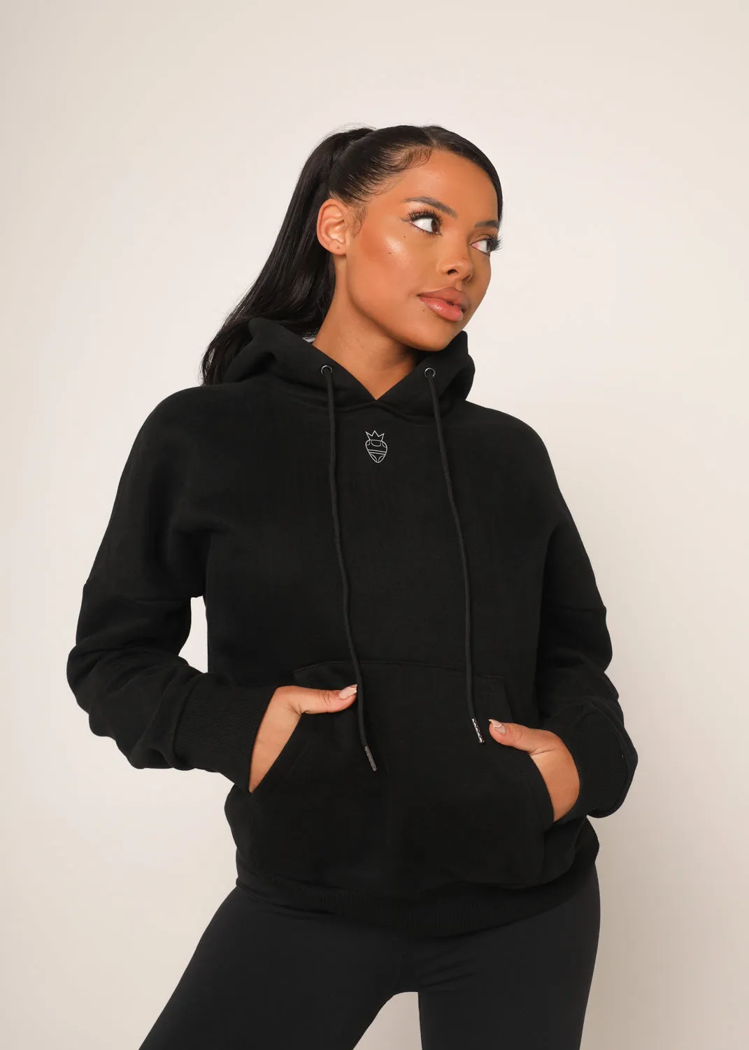 Black Pullover Hoodie
