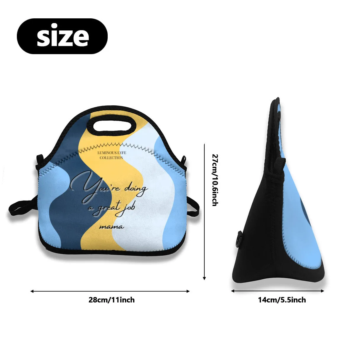 Blue Great Mama Insulated Milk/Bottle Bag