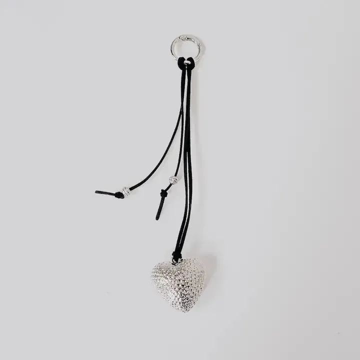 Boho Hear Bag Charm