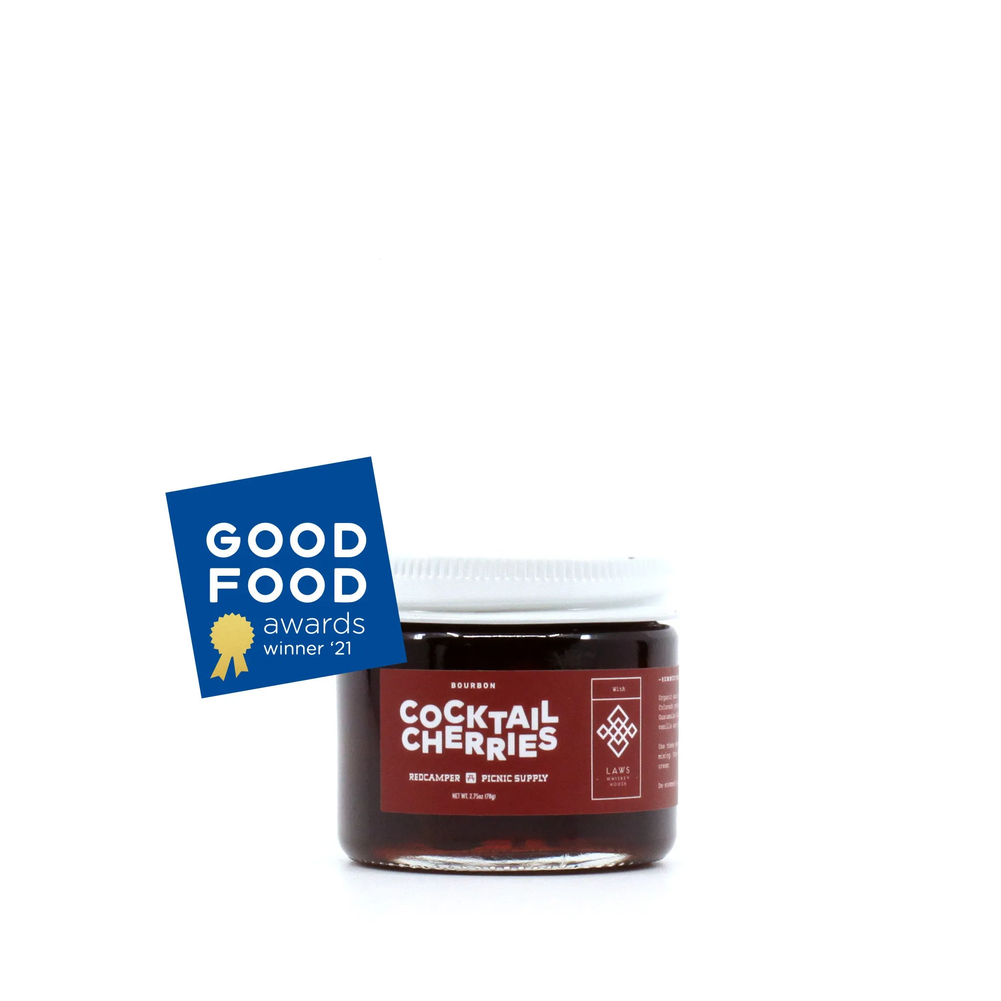 Bourbon Cocktail Cherries: Picnic Size