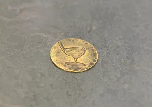 Brass golf ball marker
