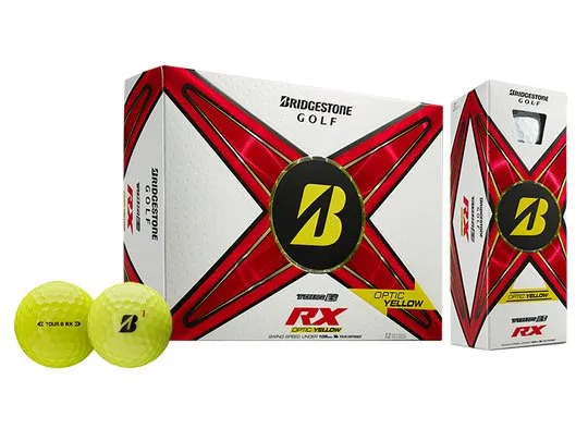 Bridgestone Tour B RX Optic Yellow Golf Balls