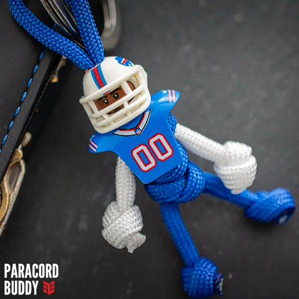 Buffalo Bills Paracord Buddy Keychain