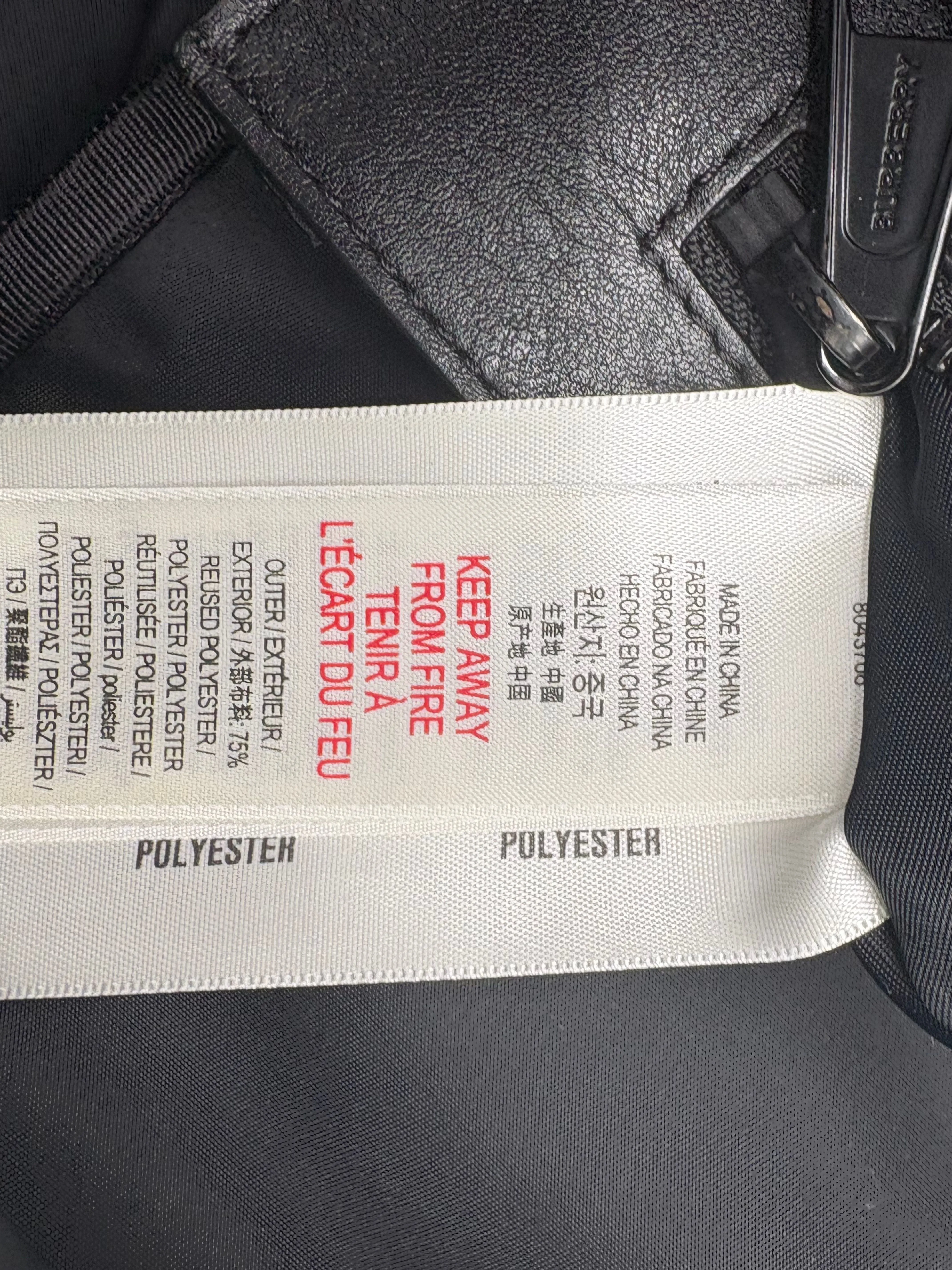 Burberry Monogram Backpack - Black