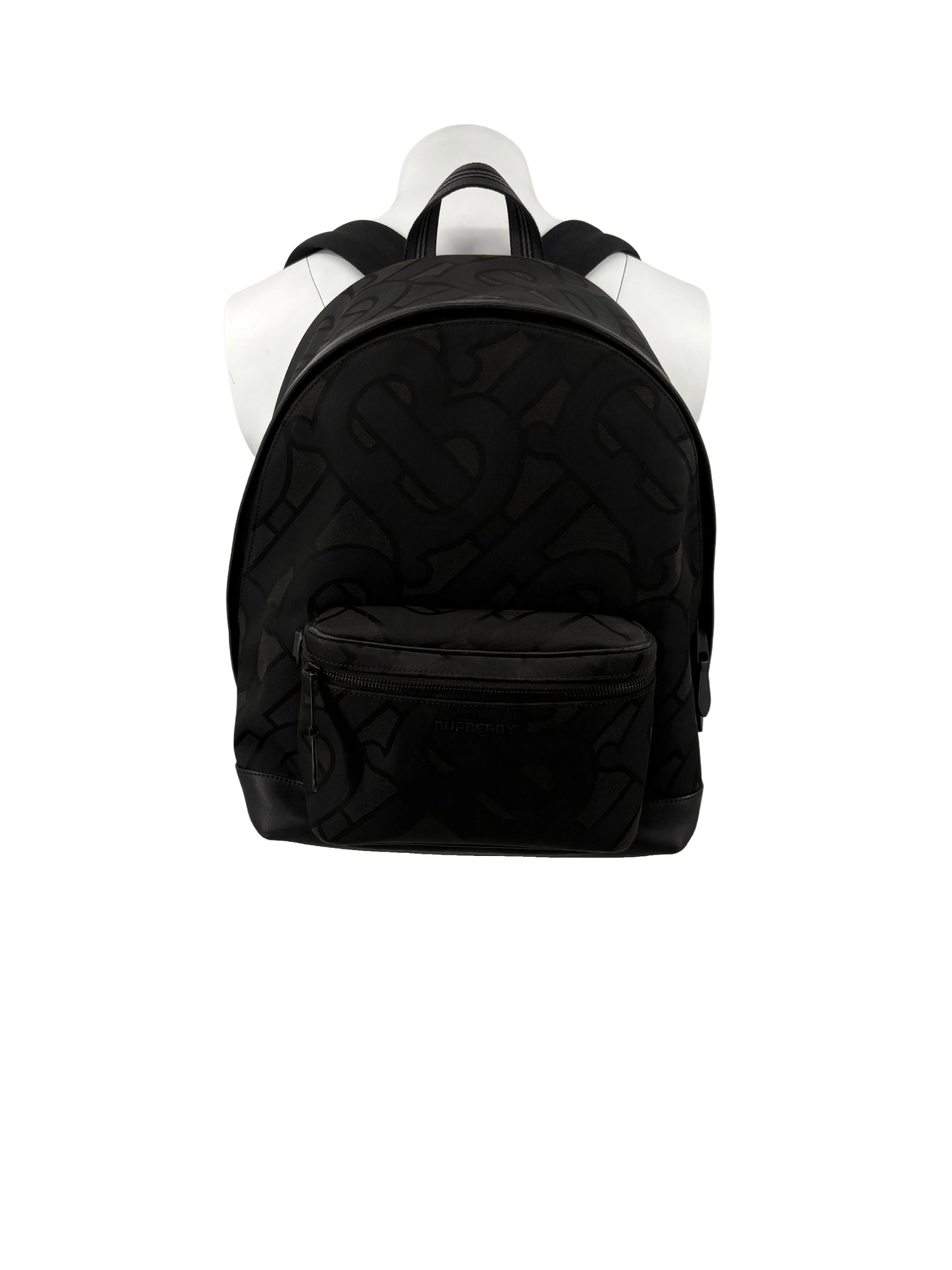 Burberry Monogram Backpack - Black