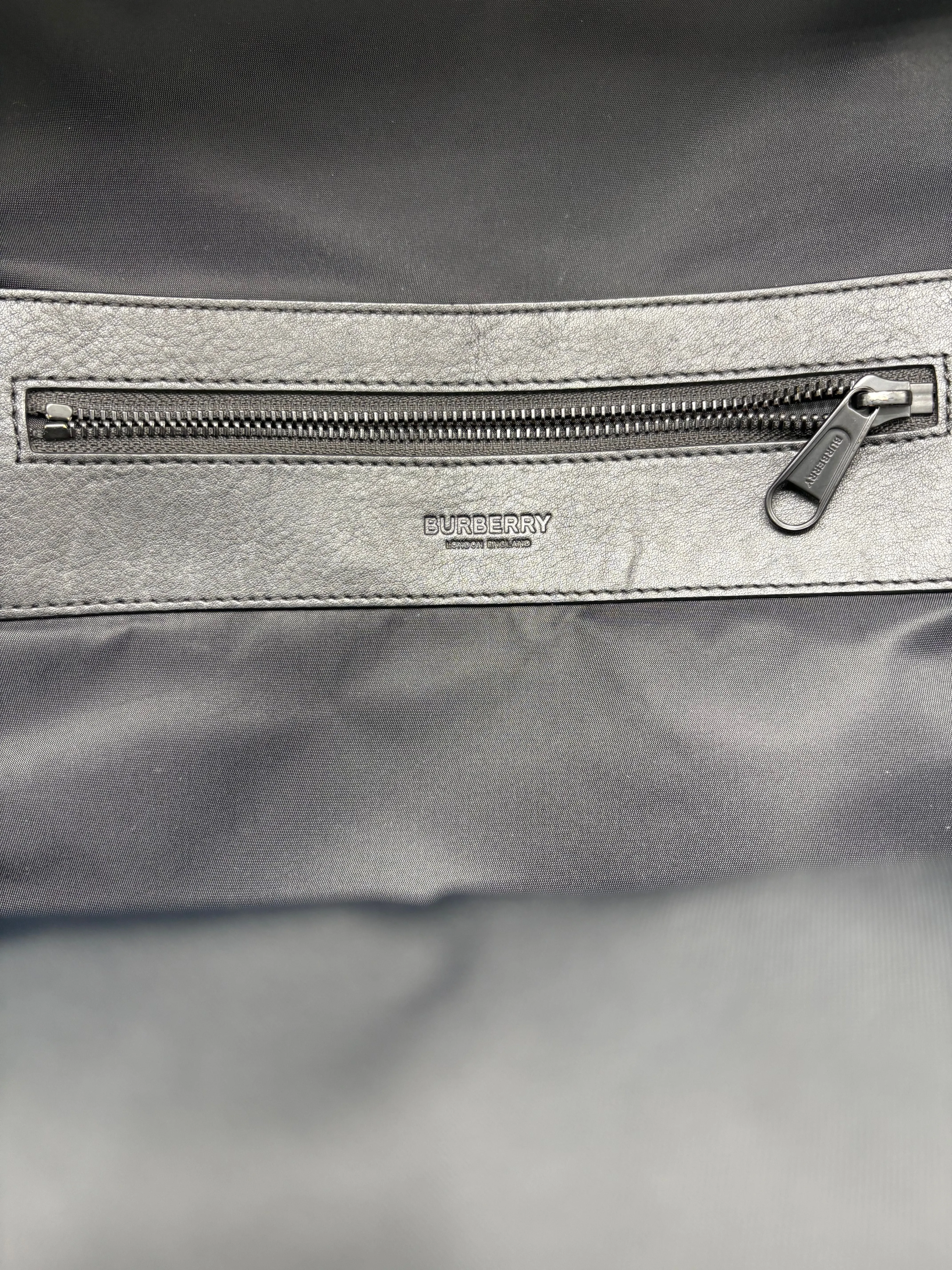 Burberry Monogram Backpack - Black