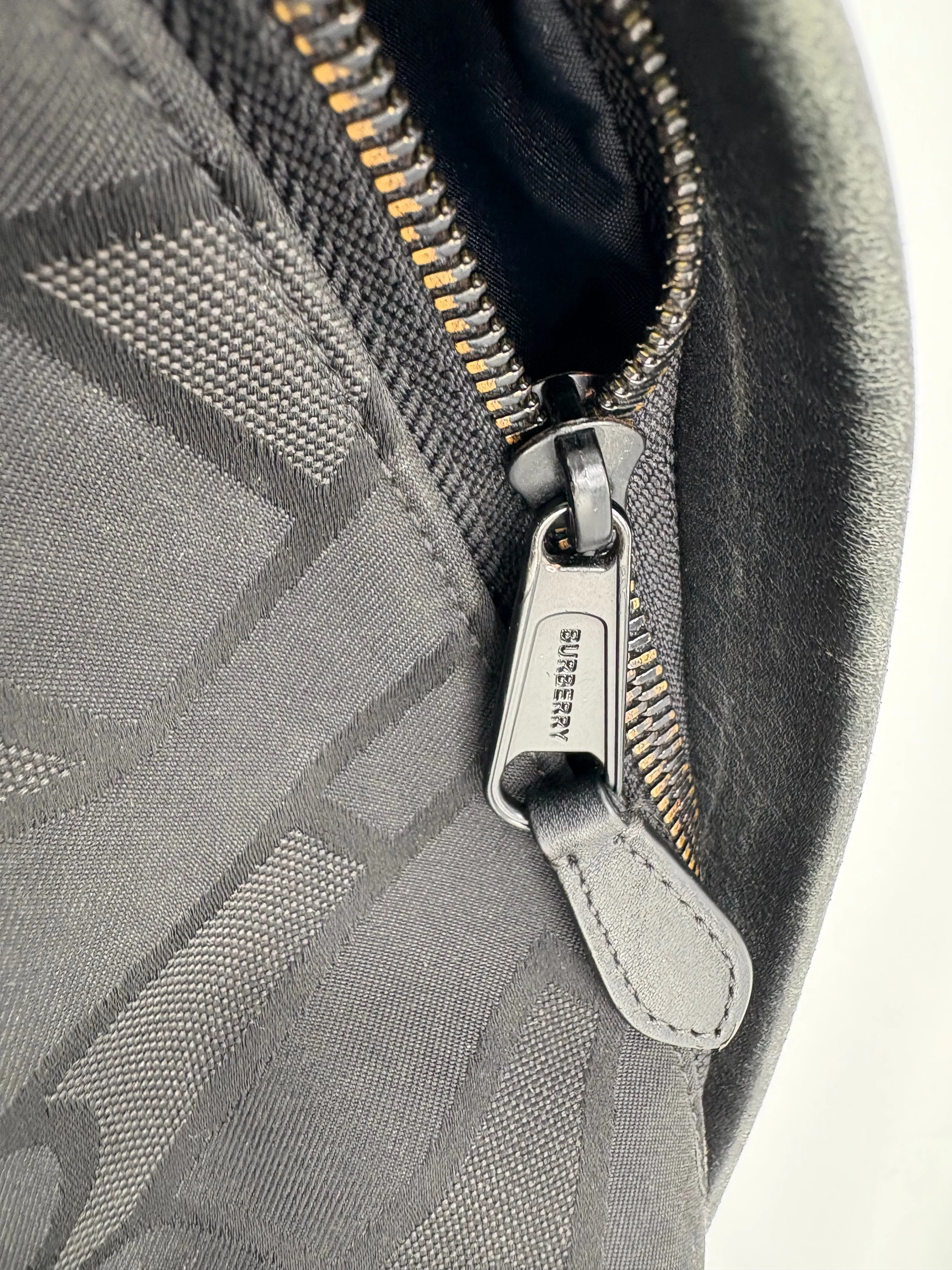 Burberry Monogram Backpack - Black