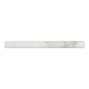 Calacatta Gold (Italian Calcutta) Marble 1 X 12 Quarter-Round Trim Molding, Honed