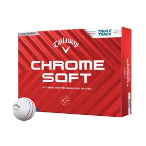 Callaway Chrome Soft Triple Track Personalized Golf Balls
