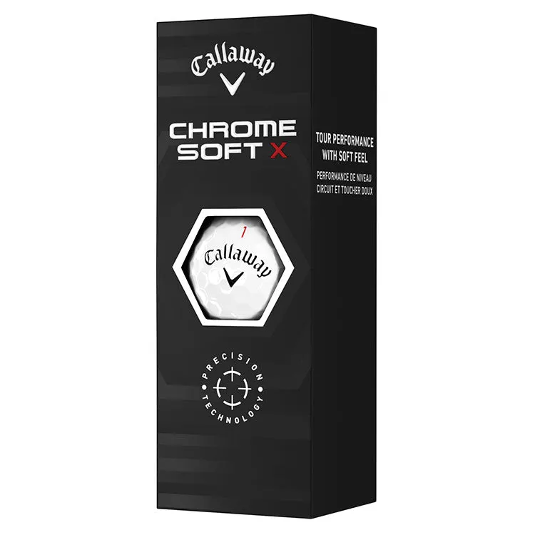 Callaway Chrome Soft X White Golf Balls 12pk