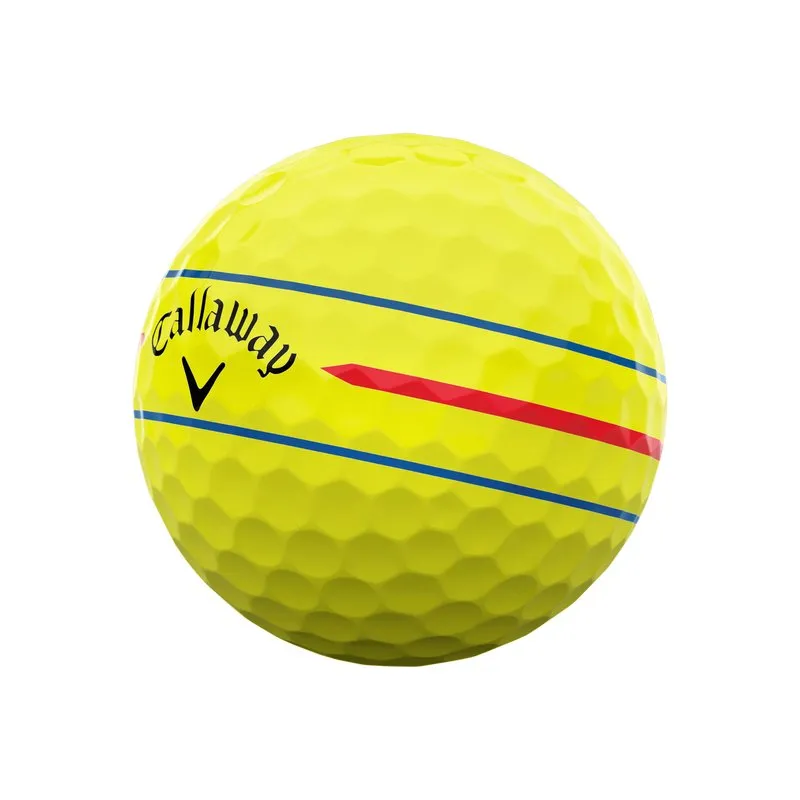 Callaway Chrome Soft Yellow 360 Triple Track Golf Balls