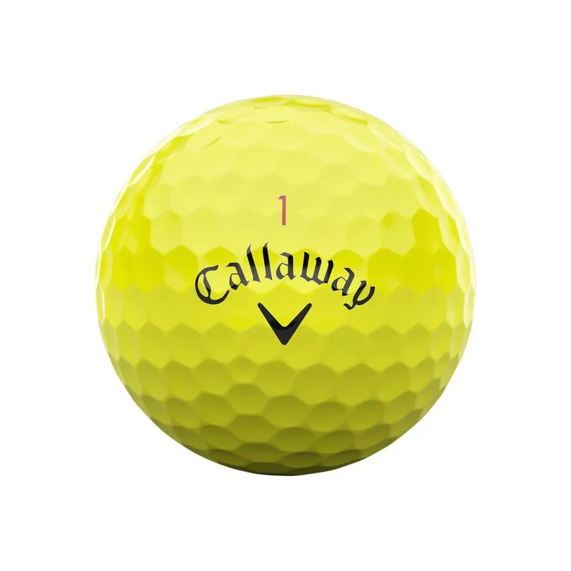 Callaway Chrome Soft Yellow Golf Balls