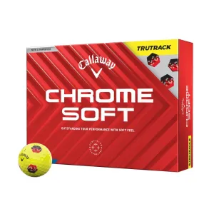 Callaway Chrome Soft Yellow TruTrack Golf Balls