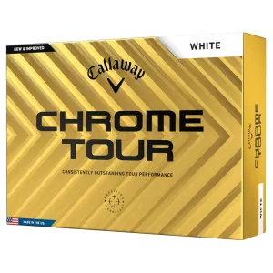 Callaway Chrome Tour White Golf Balls 12Pk