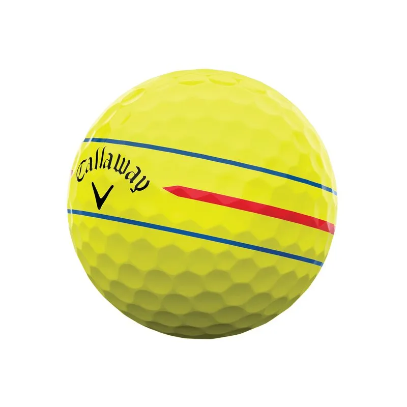 Callaway Chrome Tour Yellow 360 Triple Track Golf Balls