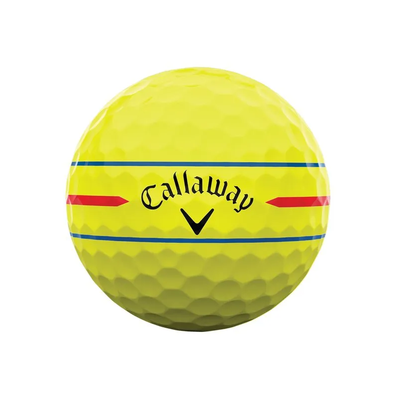 Callaway Chrome Tour Yellow 360 Triple Track Golf Balls