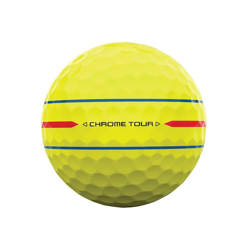Callaway Chrome Tour Yellow 360 Triple Track Golf Balls