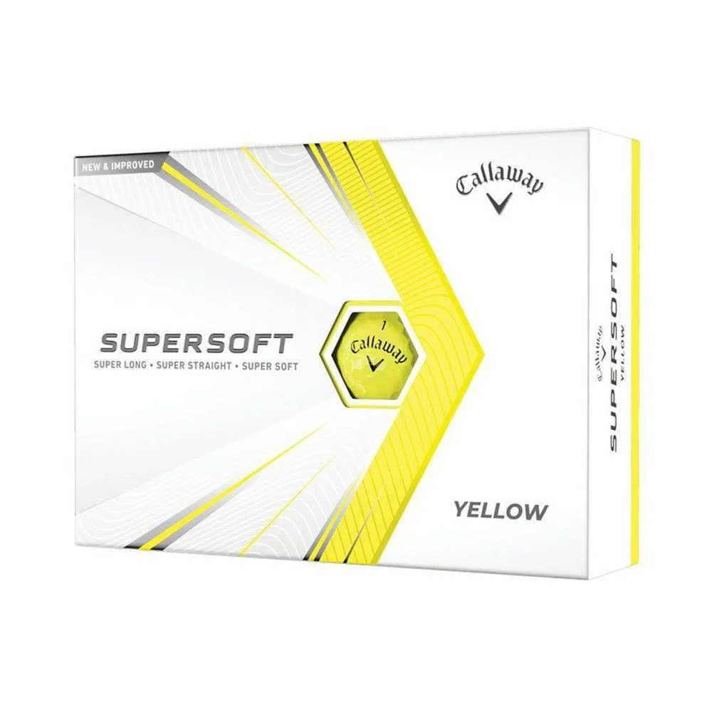 Callaway Super Soft Yellow Golf Balls