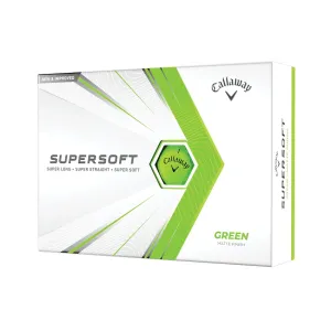 Callaway Supersoft Matte Green Golf Balls