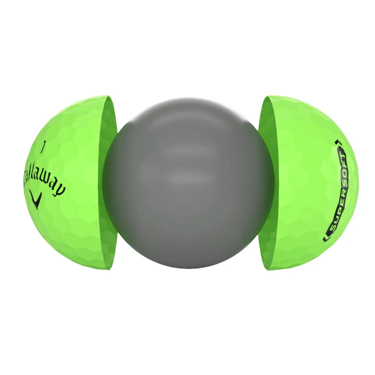 Callaway Supersoft Matte Green Golf Balls