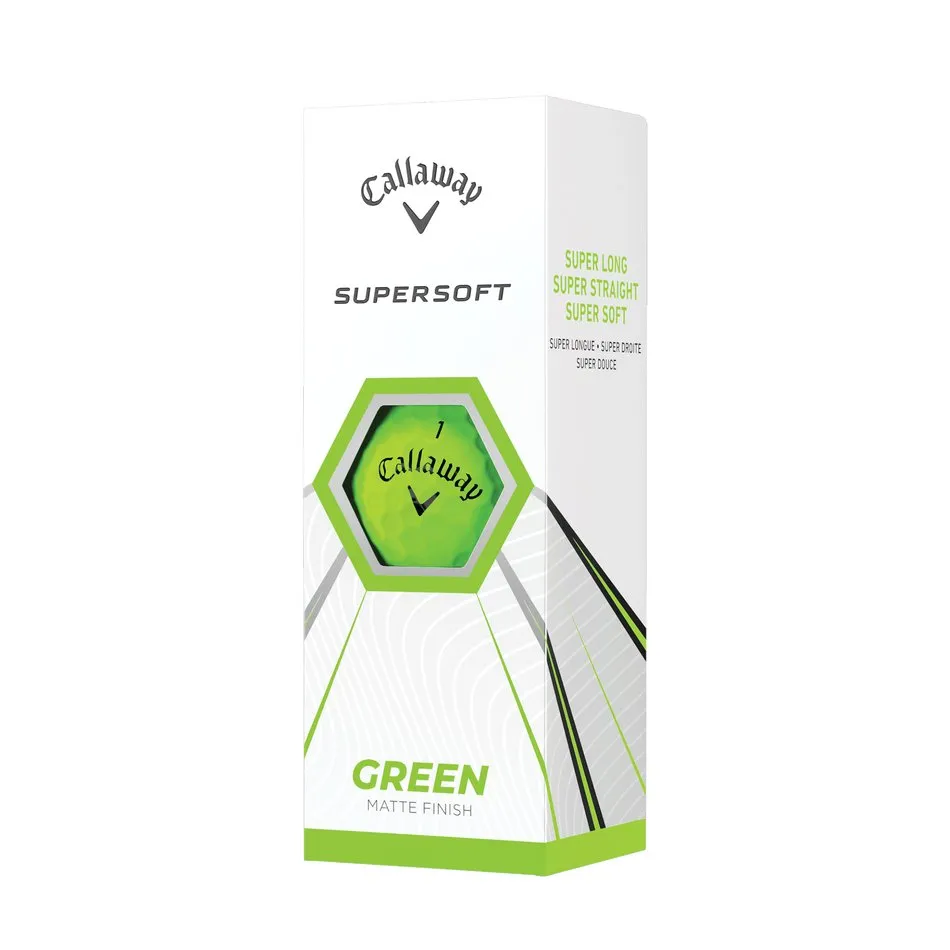 Callaway Supersoft Matte Green Golf Balls