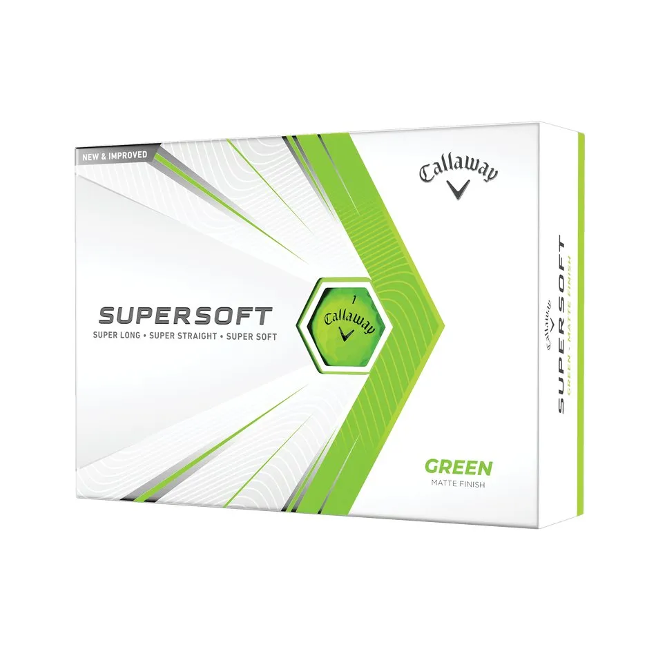 Callaway Supersoft Matte Green Golf Balls