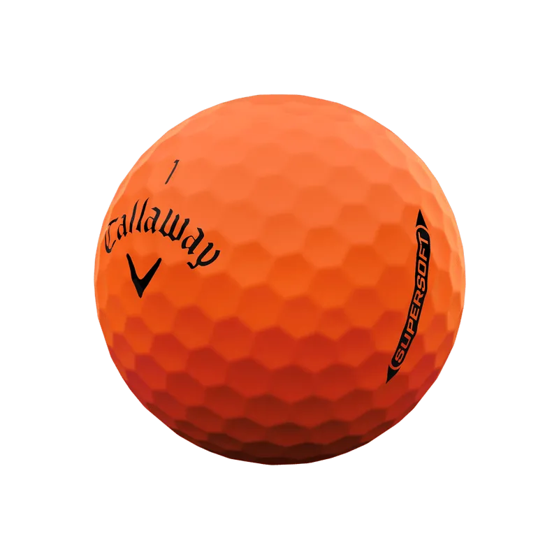 Callaway Supersoft Matte Orange Golf Balls 2025