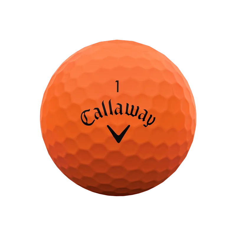 Callaway Supersoft Matte Orange Golf Balls 2025