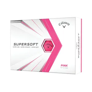 Callaway Supersoft Matte Pink Golf Balls
