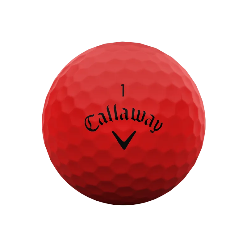 Callaway Supersoft Matte Red Golf Balls 2025