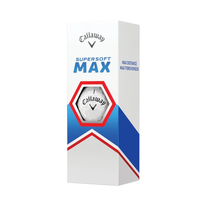 Callaway Supersoft MAX Distance White Golf Balls