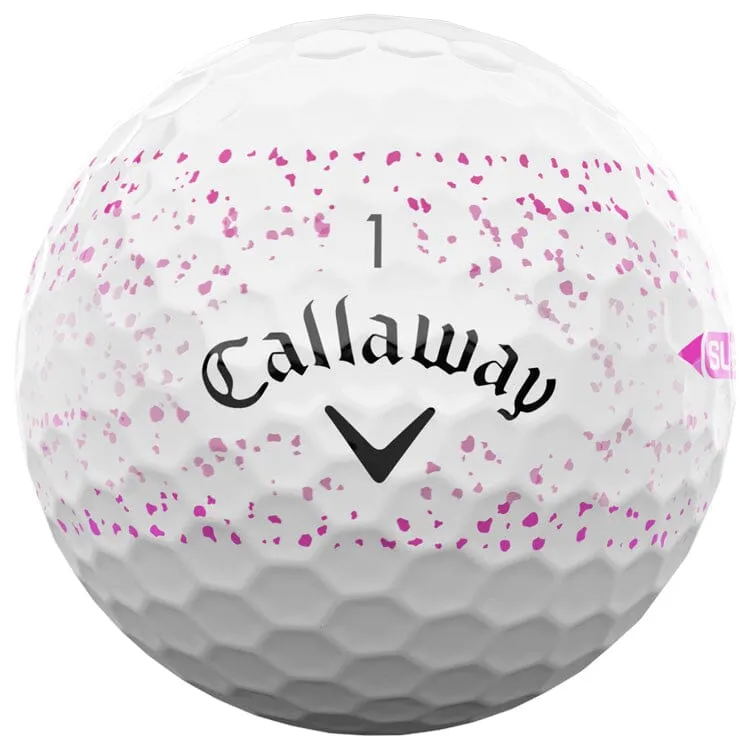 Callaway Supersoft Pink Splatter Golf Balls 12Pk