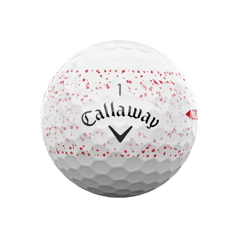 Callaway Supersoft Splatter 360 Red Golf Balls 2025