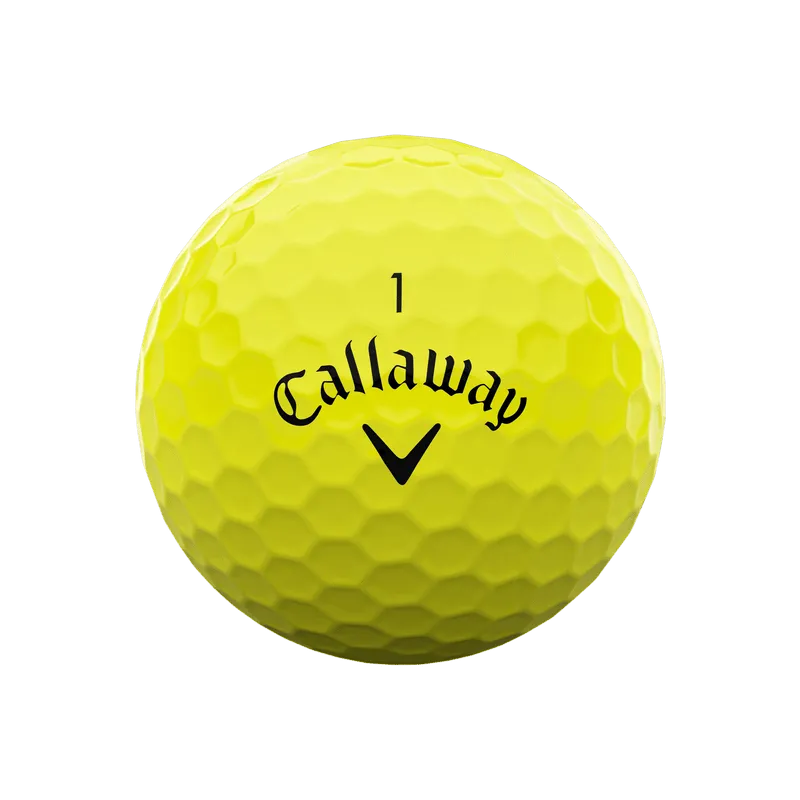 Callaway Supersoft Yellow Golf Balls 2025