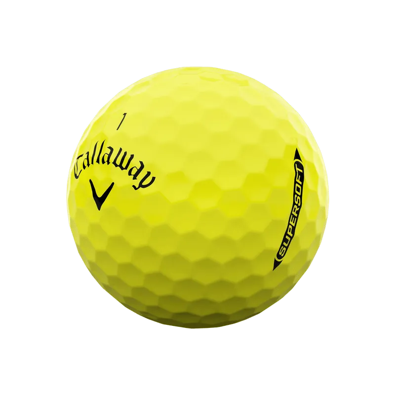 Callaway Supersoft Yellow Golf Balls 2025