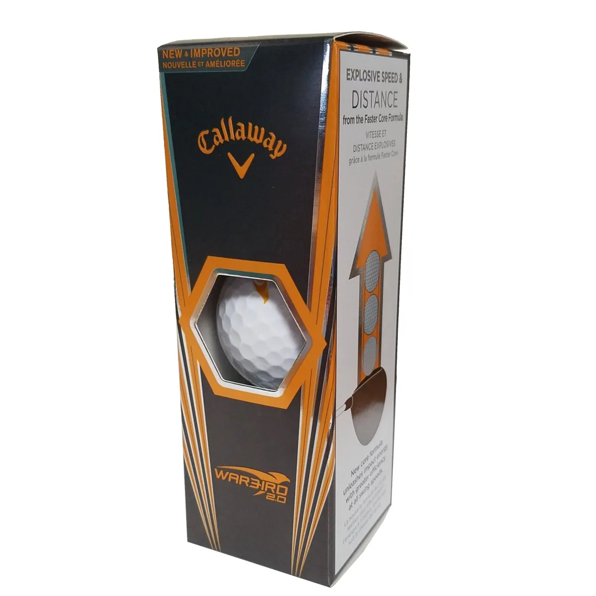 Callaway Warbird 2.0 Golf Balls Coastal Golf Logo Sleeve
