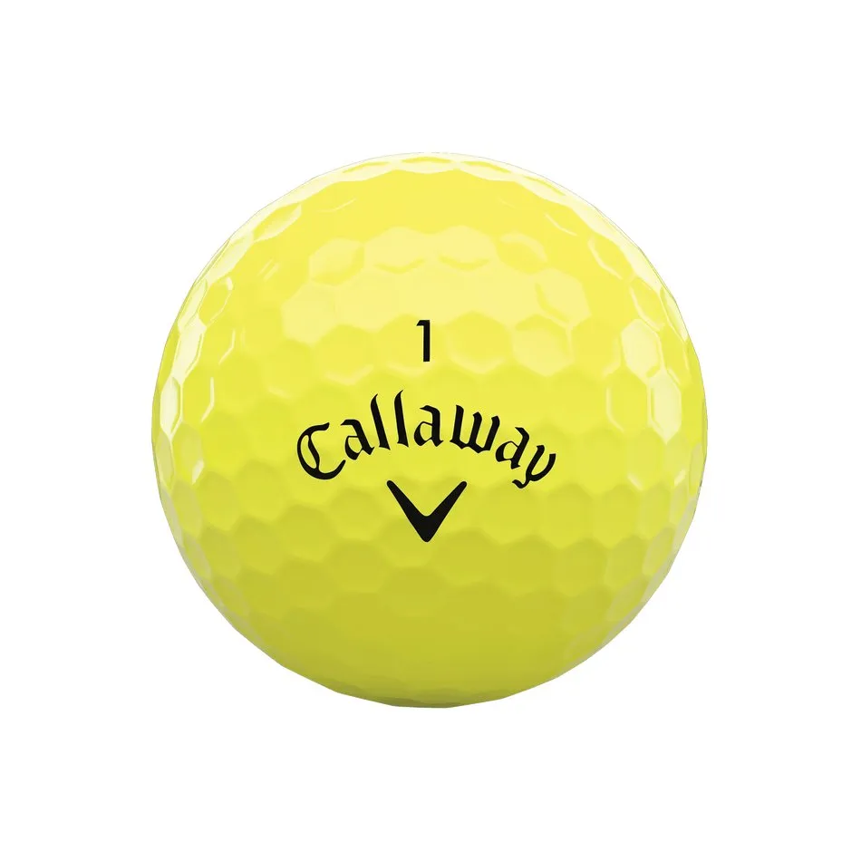 Callaway Warbirds Yellow Golf Balls