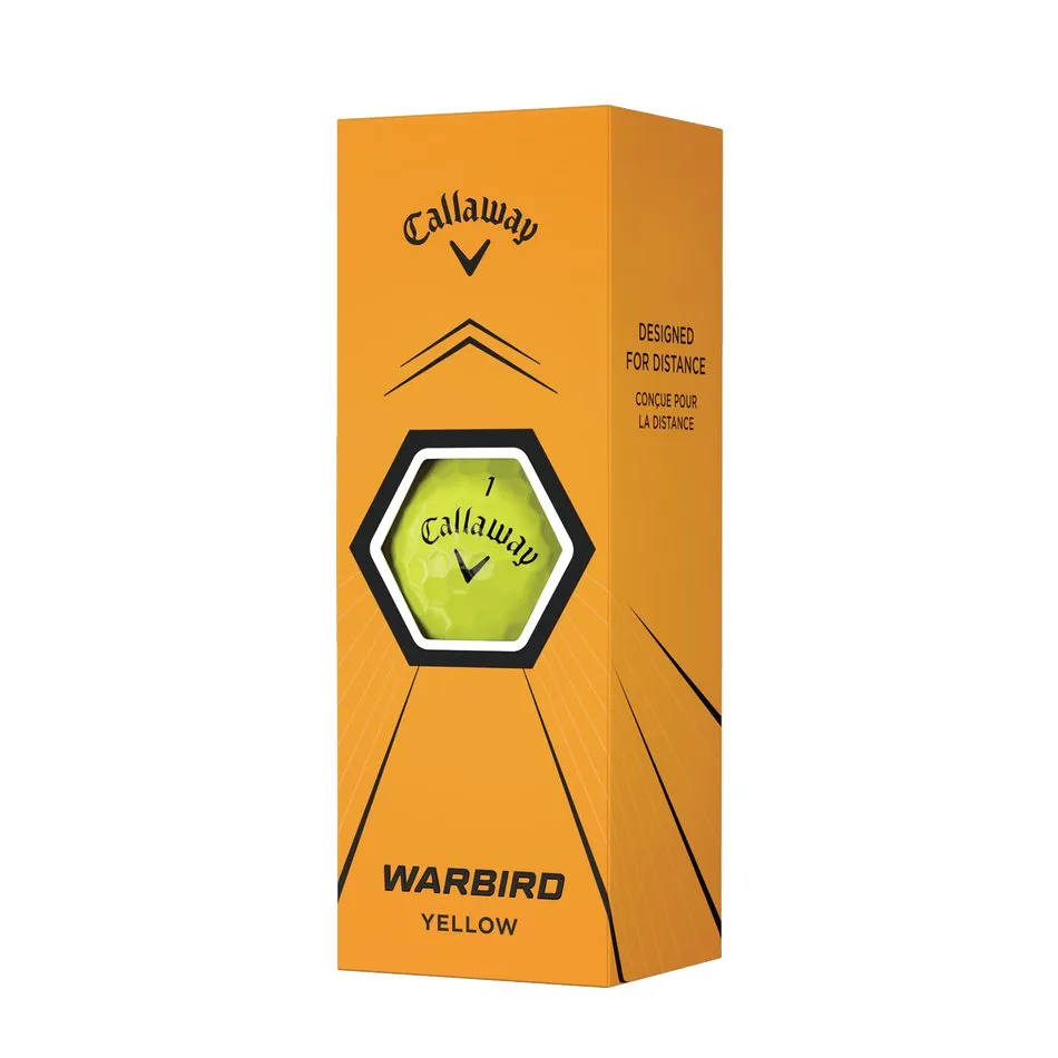 Callaway Warbirds Yellow Golf Balls