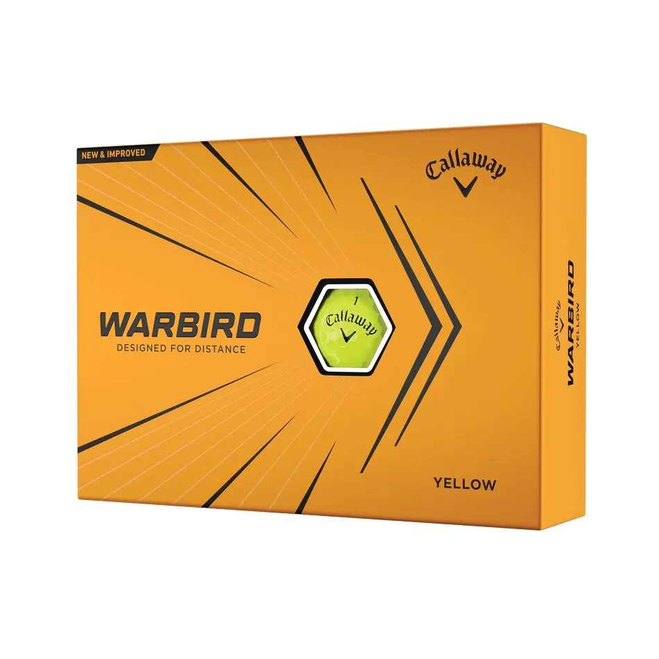 Callaway Warbirds Yellow Golf Balls