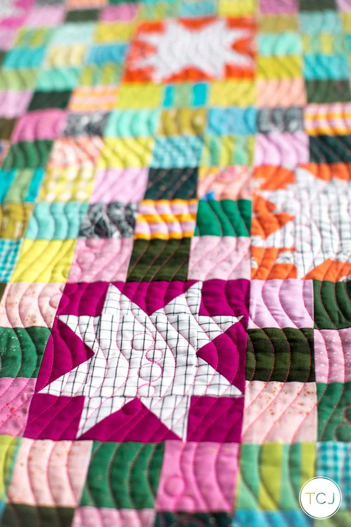 Campfire Glow Quilt Printed Paper Pattern | Then Came June