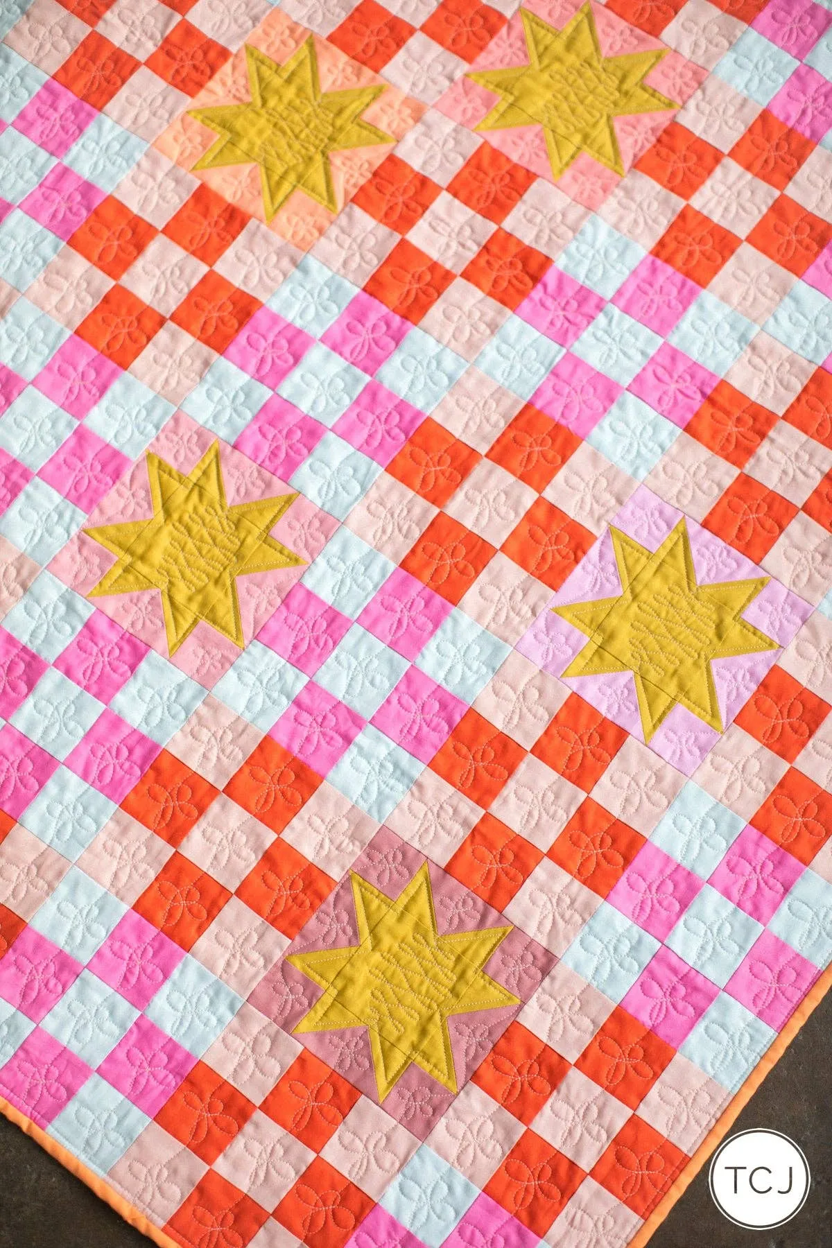 Campfire Glow Quilt Printed Paper Pattern | Then Came June