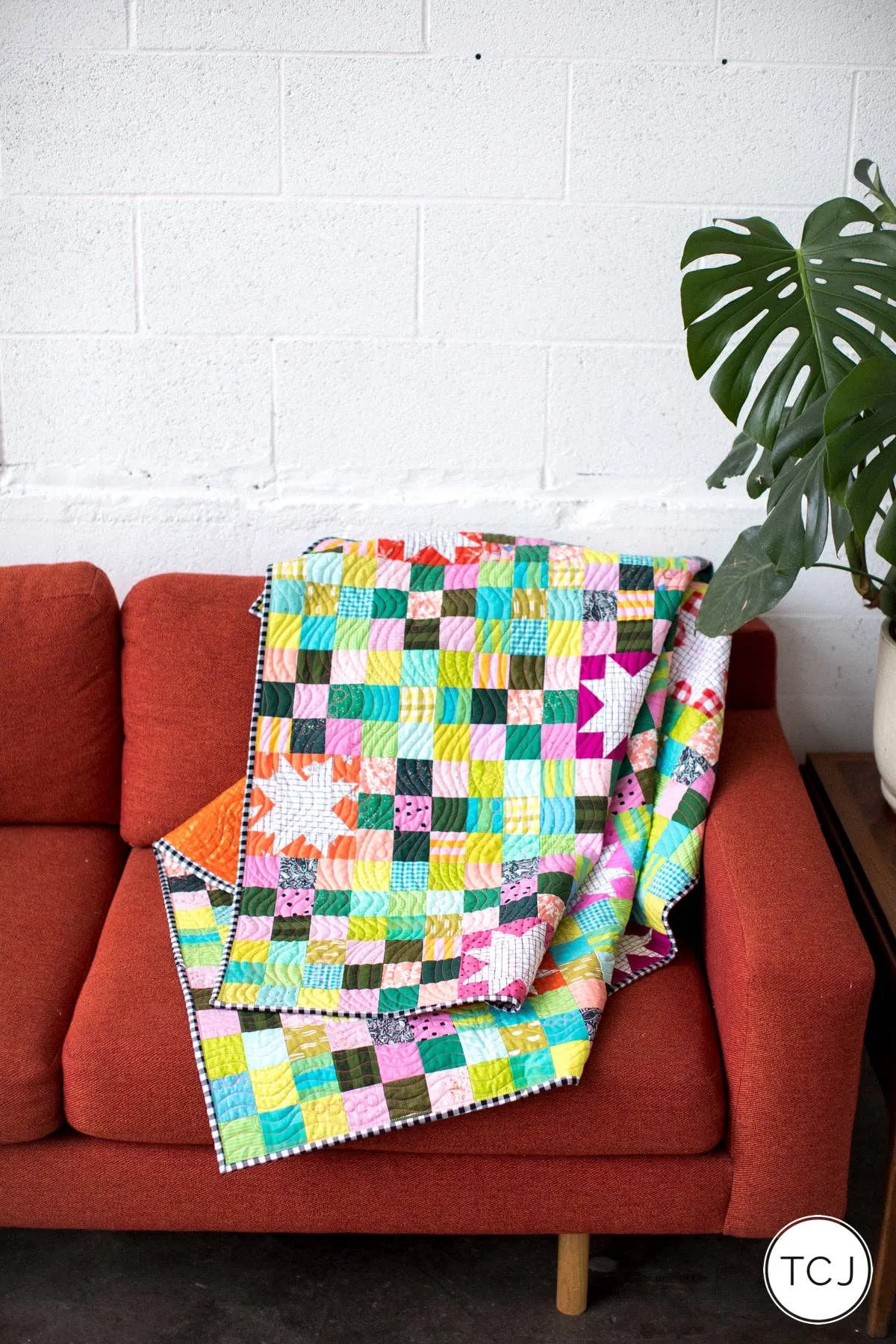 Campfire Glow Quilt Printed Paper Pattern | Then Came June