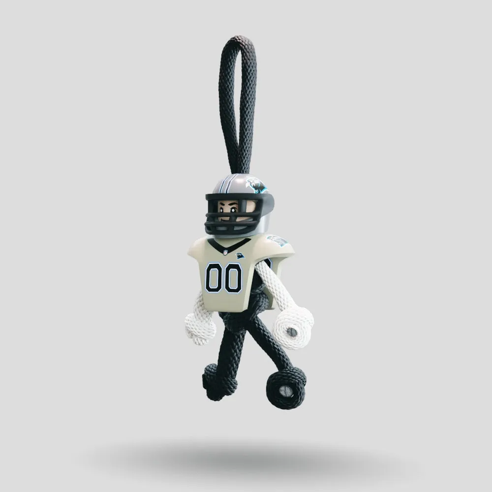 Carolina Panthers Paracord Buddy Keychain