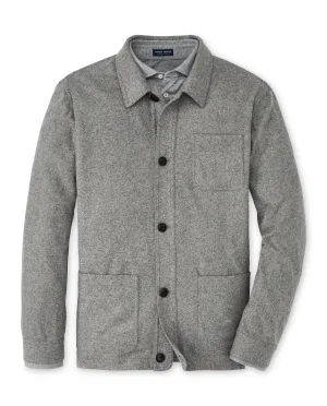 Cashmere Chore Coat in Gale Grey