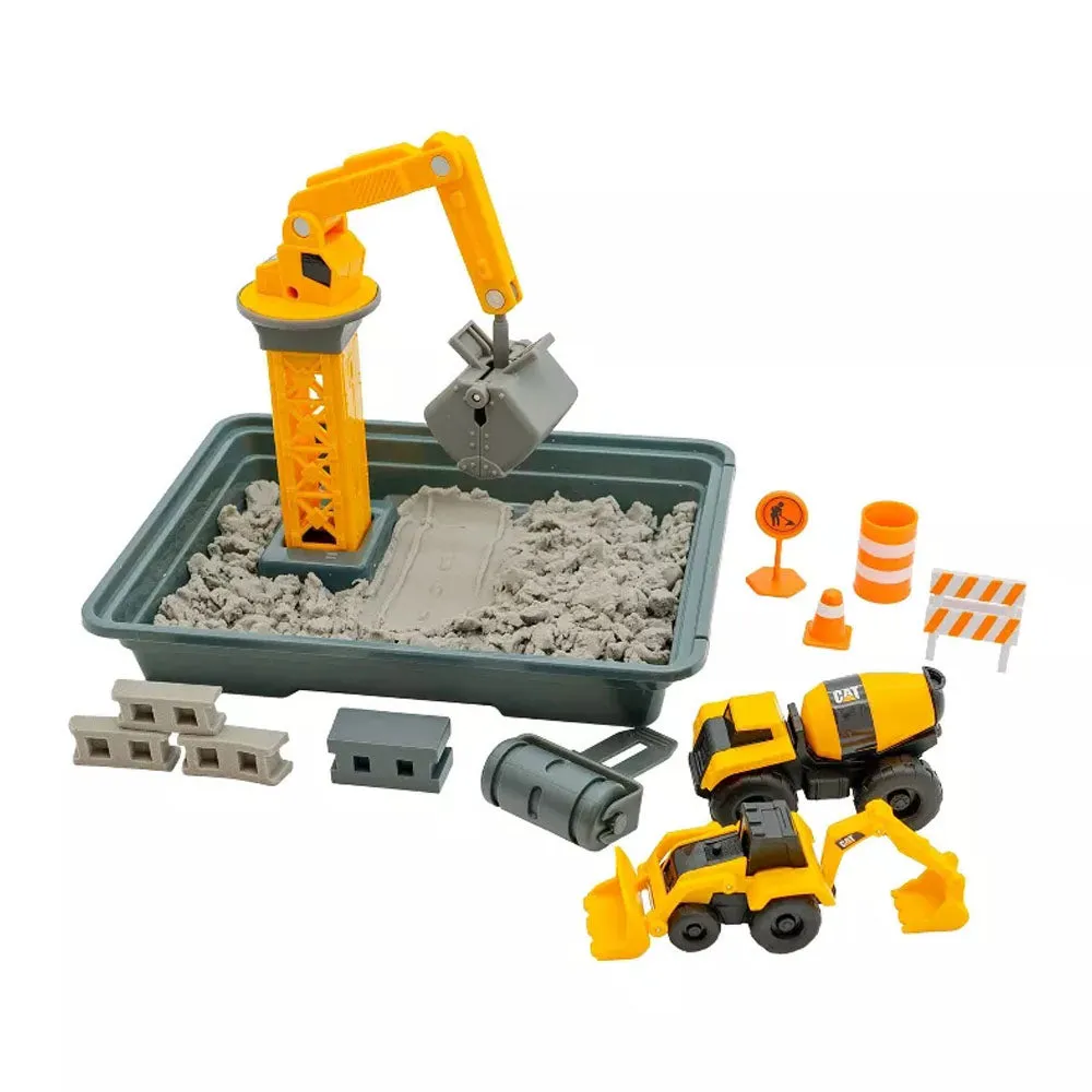 CAT Little Machines Dig N Build Concrete Playset