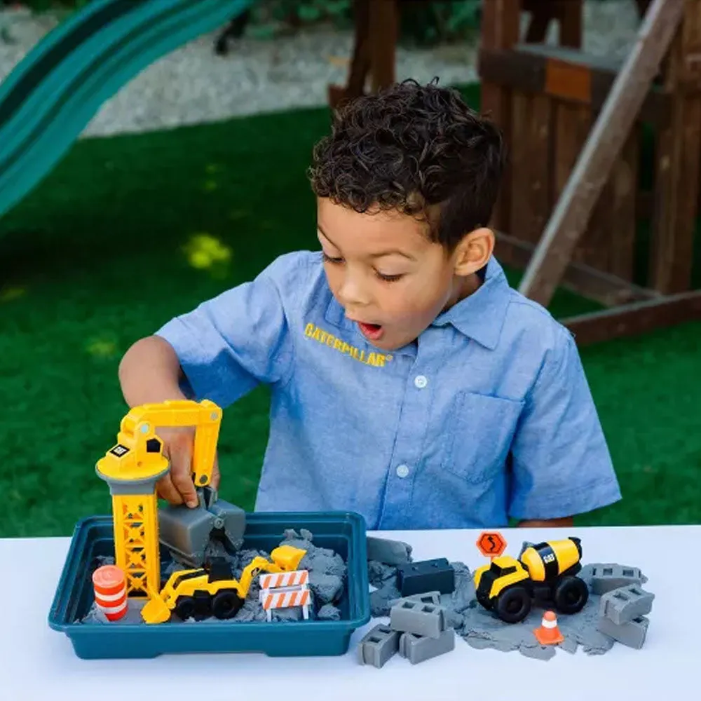 CAT Little Machines Dig N Build Concrete Playset