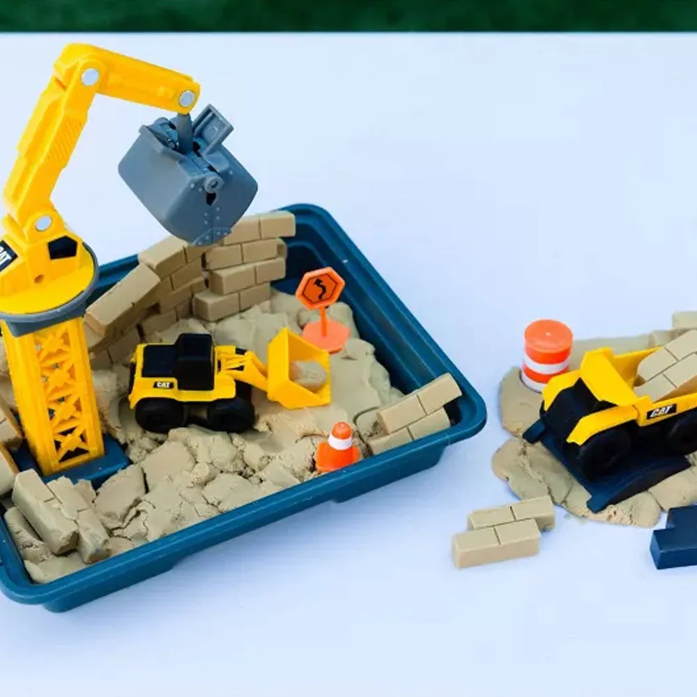 CAT Little Machines Dig N Build Dirt Playset