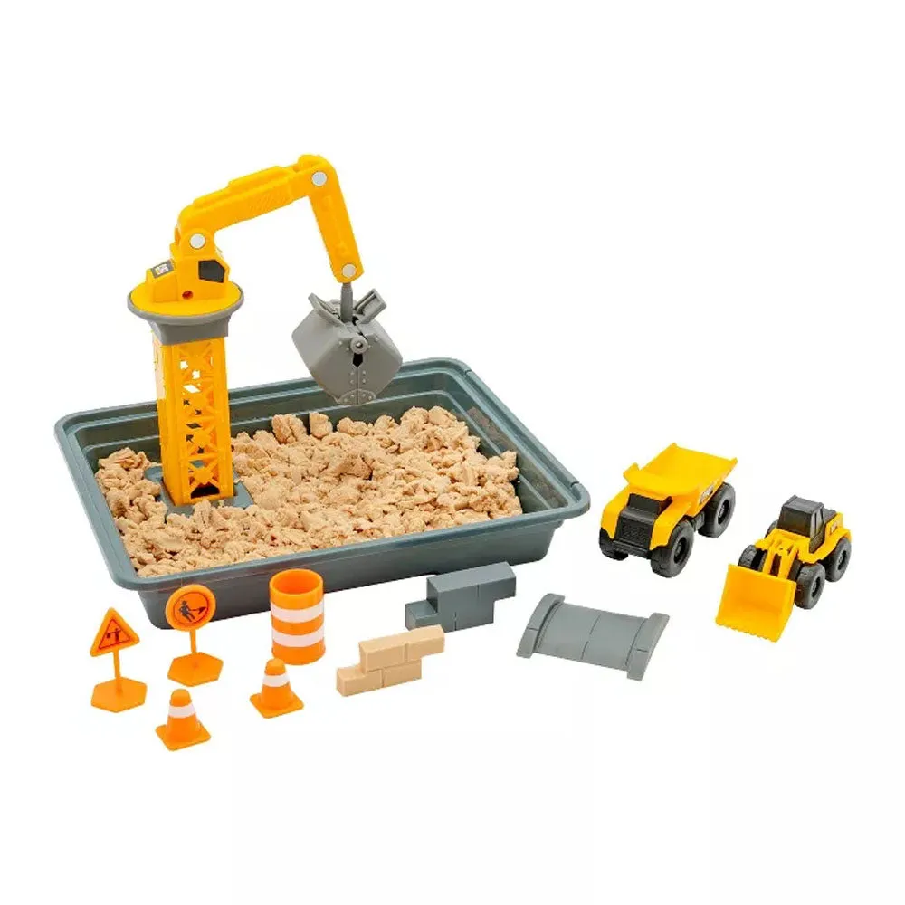 CAT Little Machines Dig N Build Dirt Playset