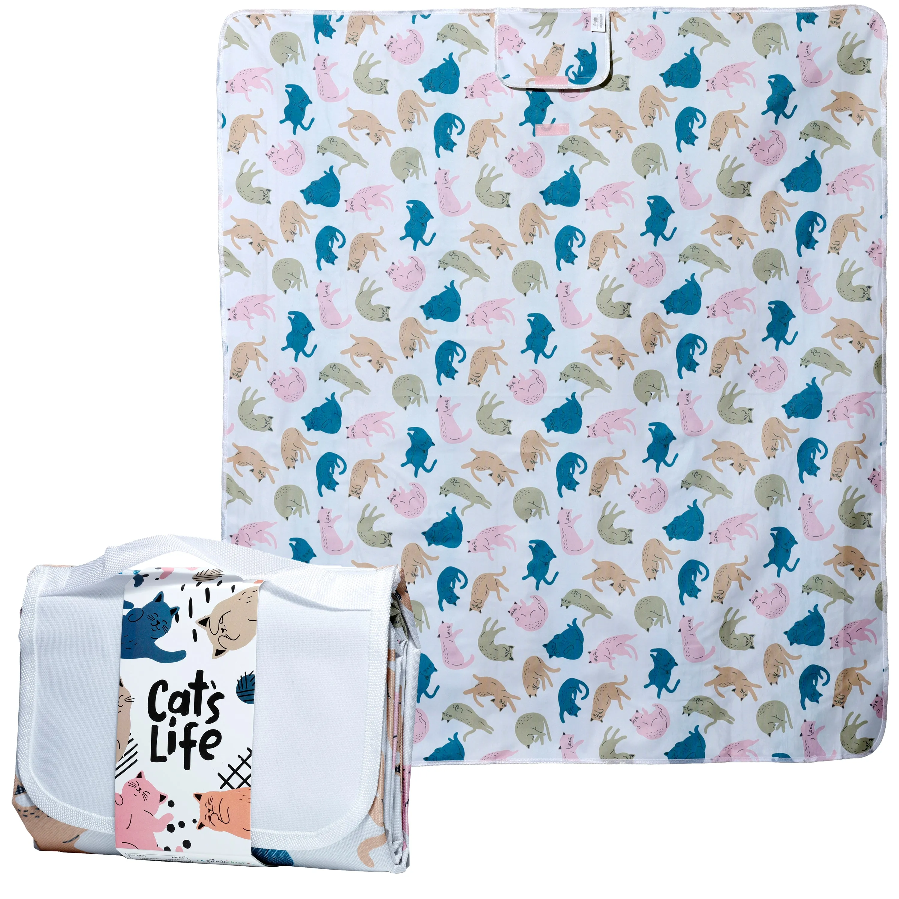 Cat's Life Picnic Blanket