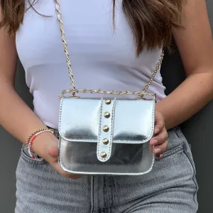 Celeste Charm Silver Bag